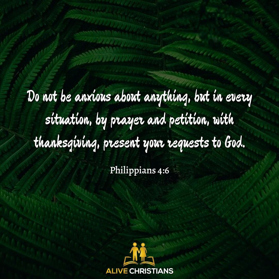 don't be anxious