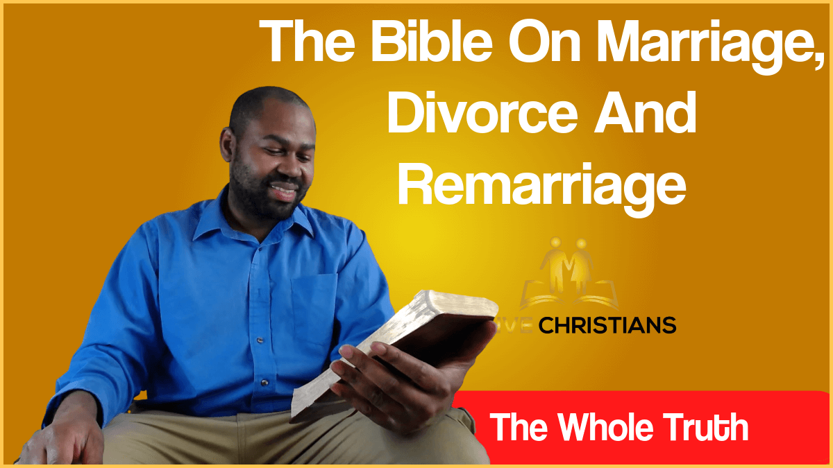 Bible Verses on Divorce, Remarriage and Exception Clause